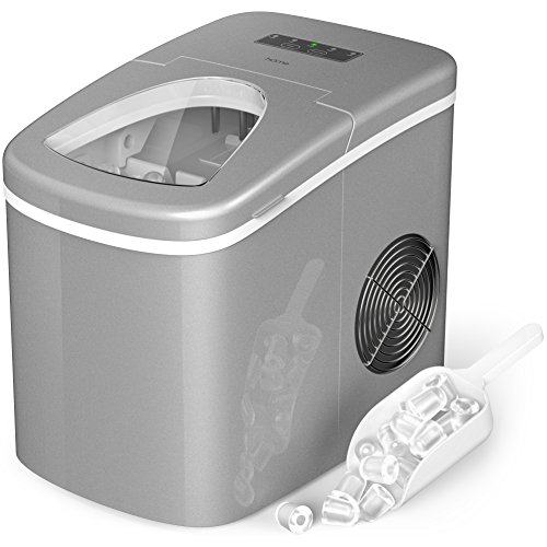 hOmeLabs HME010019N Portable Ice Maker Machine for Counter Top – Silver
