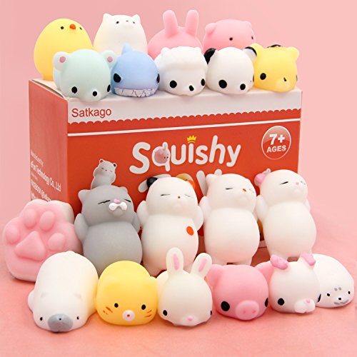 Mochi Squishy Toys, Satkago Squishys 20 Pcs