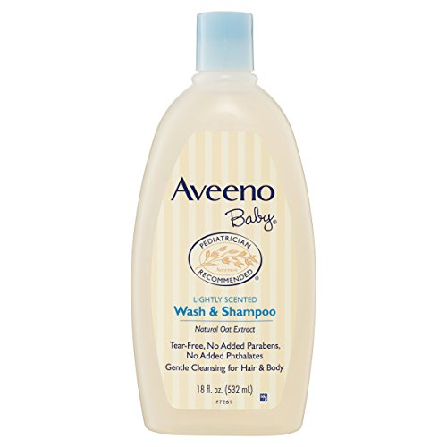 Aveeno Baby Wash & Shampoo For Hair & Body, Tear-Free, 18 Oz